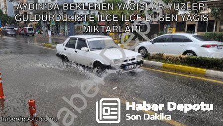 Aydın’da Beklenen Yağışlar Yüzleri Güldürdü: İşte İlçe İlçe Düşen Yağış Miktarları