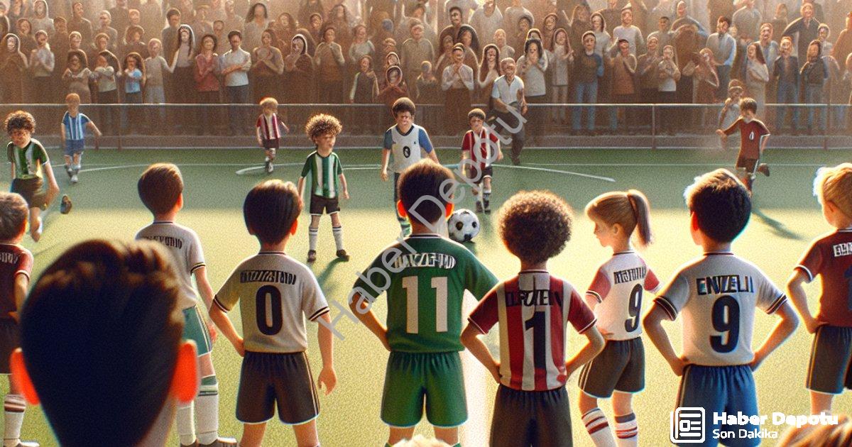 "Denizli'de Bir İlk: Merkezefendi Erol Cantürk U-9 Ligi Başladı" başlıklı haber için fotorealistik,