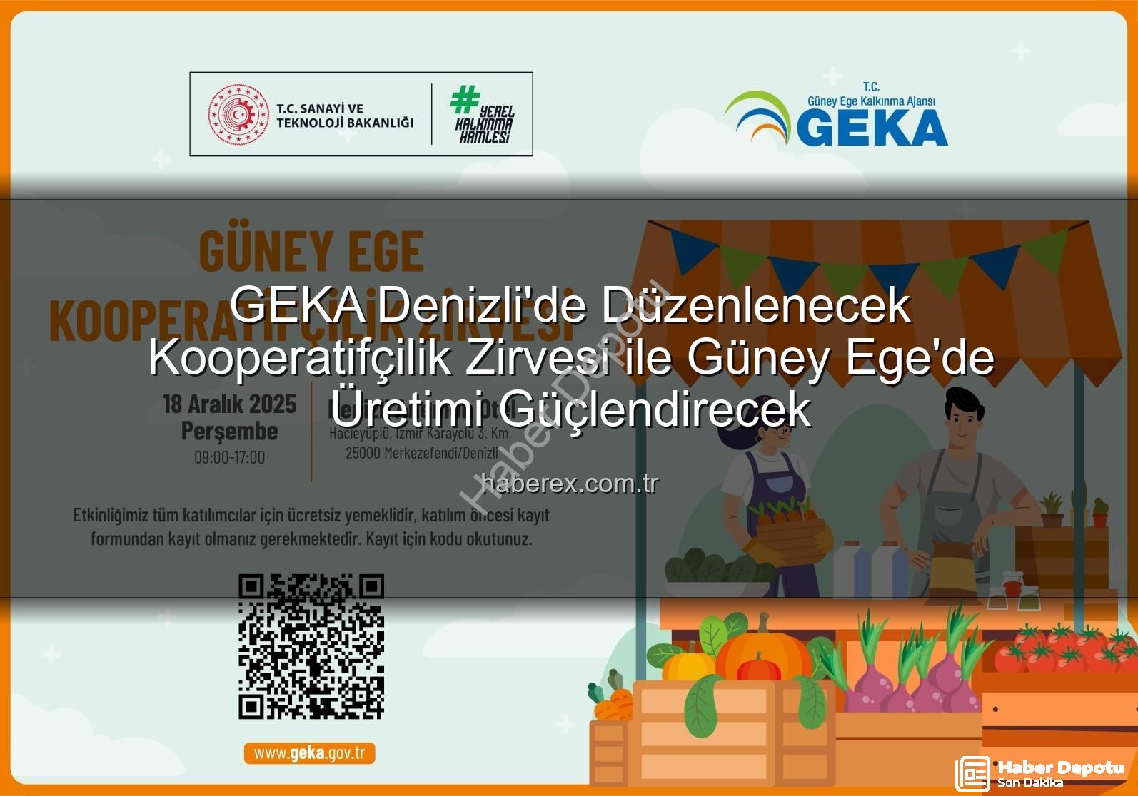 Kooperatifçilik Zirvesi - GEKA'dan Kritik Hamle: Güney Ege Kooperatifçilik Zirvesi Denizli'de Düzenleniyor