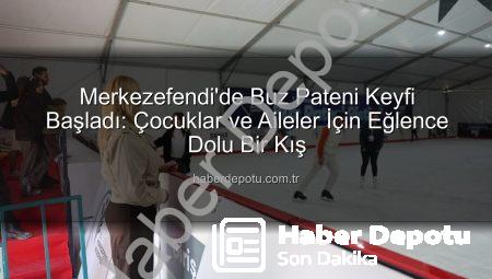 Merkezefendi’de Buz Pateni Keyfi Başladı: Çocuklar ve Aileler İçin Eğlence Dolu Bir Kış