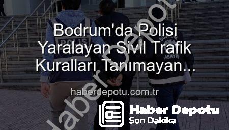 Bodrum’da Polisi Yaralayan Sivil Trafik Kuralları Tanımayan Motosiklet Sürücüsü Tutuklandı