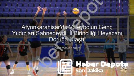 Afyonkarahisar’da Voleybol Rüzgarı Esti: Genç Kızlar İl Birinciliği’nde Şampiyon Belli Oldu